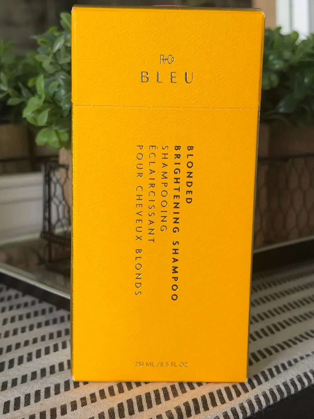R+Co BLEU Blonded Brightening Shampoo 8.5 Oz Purple Toning NIB Sealed